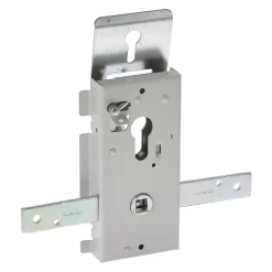 Hörmann Schloss Für Profil Halbzylinder, Mit Anschraubbrücke -Türen und Zubehör 1019000 hoermann schloss fuer profil halbzylinder mit anschraubbruecke vorderansicht