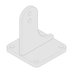 Türen und Zubehör 19 SOMMER Torpfostenbeschlag 75/115 Twist 350