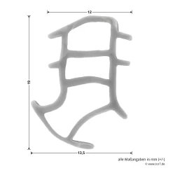 Hörmann Dämpfungsprofil Garagentür 6,20 M 9 Hörmann Dämpfungsprofil Garagentür 6,20 M -Türen und Zubehör 1347992 hoermann daemmpfungsprofil garagentuer seitenmasse