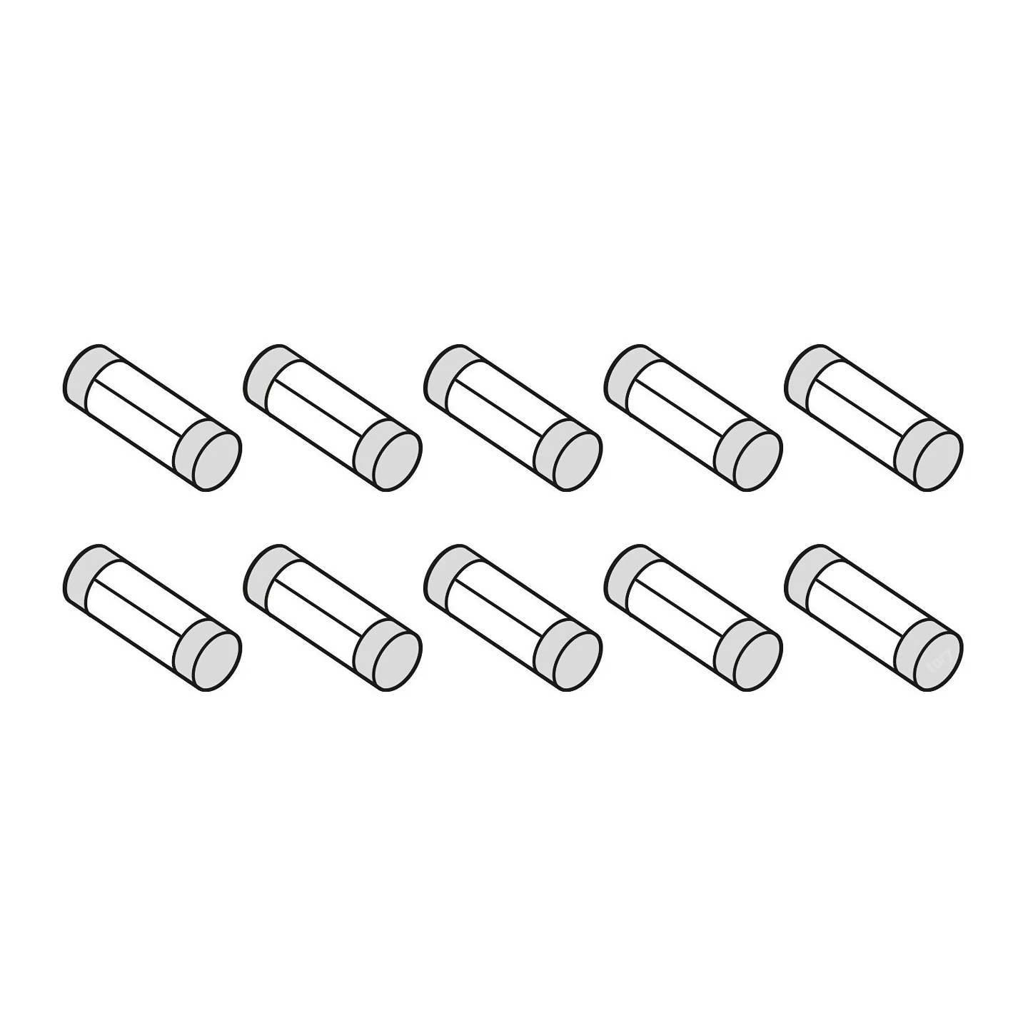 SOMMER Feinsicherung 1 A - 1,6 A, Träge, 10er-Pack 1 SOMMER Feinsicherung 1 A - 1,6 A, Träge, 10er-Pack