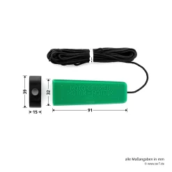 Hörmann Schaltseilverlängerung Für Notentriegelung, 2 X 4 Meter -Türen und Zubehör 3000 hoermann schaltseilverlaengerung fuer notentriegelung gruen breite laenge