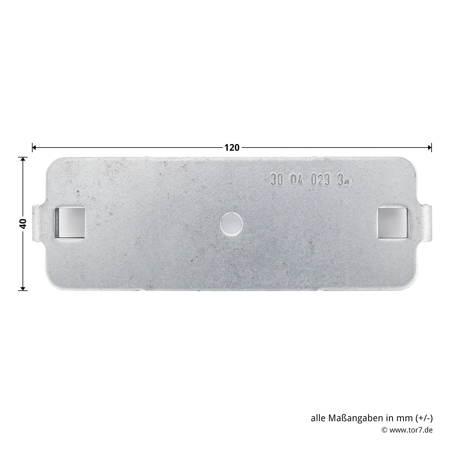Hörmann Grundplatte Zur Befestigung Der Schienenabhängung 3 Hörmann Grundplatte Zur Befestigung Der Schienenabhängung – Bild 3
