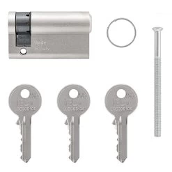 Hörmann Profil-Halbzylinder, 45,5 + 10 Mm, Links, TS 16 -Türen und Zubehör 3014860 hoermann profil halbzylinder 45 5 10 mm links ts 16 lieferumfang einzeln