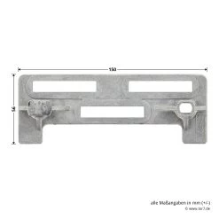 Hörmann Verschlussbolzen, Tore Mit Kassette Oder Ohne Sicke -Türen und Zubehör 3038947 hoermann verschlussbolzen fuer tore ohne sicke oder mit kassette bemassung 1