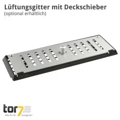 Hörmann Lüftungsgitter Für Sektionaltore Mit 0,75/1,5 Mm Lamellendicke -Türen und Zubehör 3041096 hoermann lueftungsgitter fuer sektionaltore mit 075 15 mm lamellendicke deckschieber