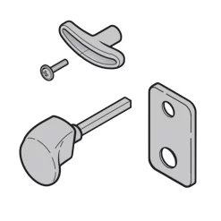 Hörmann Torgriffgarnitur, TS 42,5 Mm, Edelstahl Gebürstet, PZ 7 Hörmann Torgriffgarnitur, TS 42,5 Mm, Edelstahl Gebürstet, PZ -Türen und Zubehör 3059741 hoermann torgriffgarnitur skizze