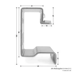 Hörmann Federstopperkonsole 9 Hörmann Federstopperkonsole -Türen und Zubehör 3073628 hoermann federstopperkonsole seitenmasse