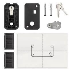 Hörmann Schloss PZ, TS 42,5 Mm Inkl. Zylinder -Türen und Zubehör 3088641 hoermann schloss pz ts 425 mm inkl zylinder montageskizze