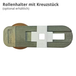 Hörmann Rollenhalter Baureihe 20 Oben Mit Laufrolle -Türen und Zubehör 3094401 hoermann rollenhalter oben mit laufrolle baureihe20 kreuzstueck