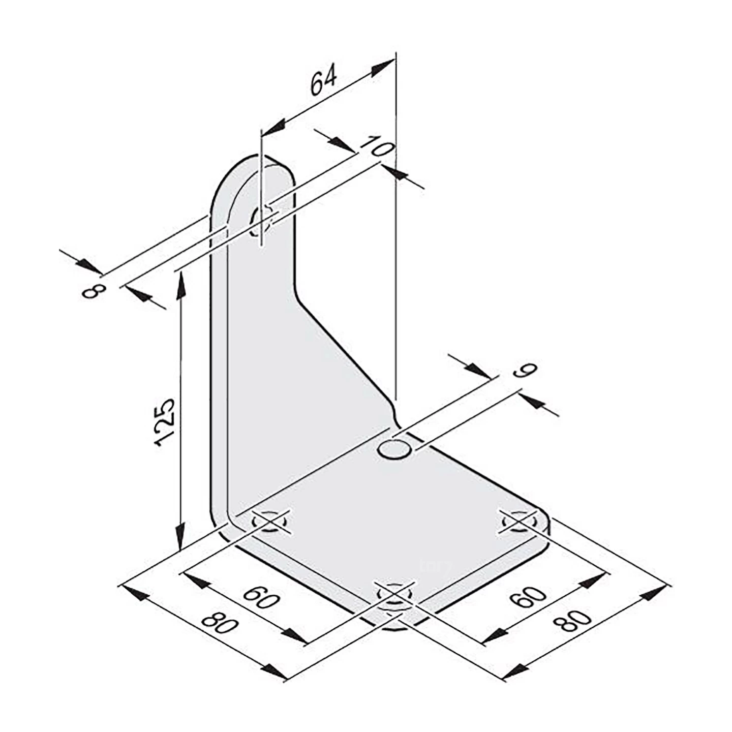 SOMMER Torpfostenbeschlag 64/125 Twist 200 E/EL 1 SOMMER Torpfostenbeschlag 64/125 Twist 200 E/EL