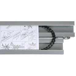 Hörmann Antriebsschiene, Zweiteilige Führungsschiene FS 2 -Türen und Zubehör 435570 hoermann antriebsschiene zweiteilige fuehrungsschiene fs 2 scharnier