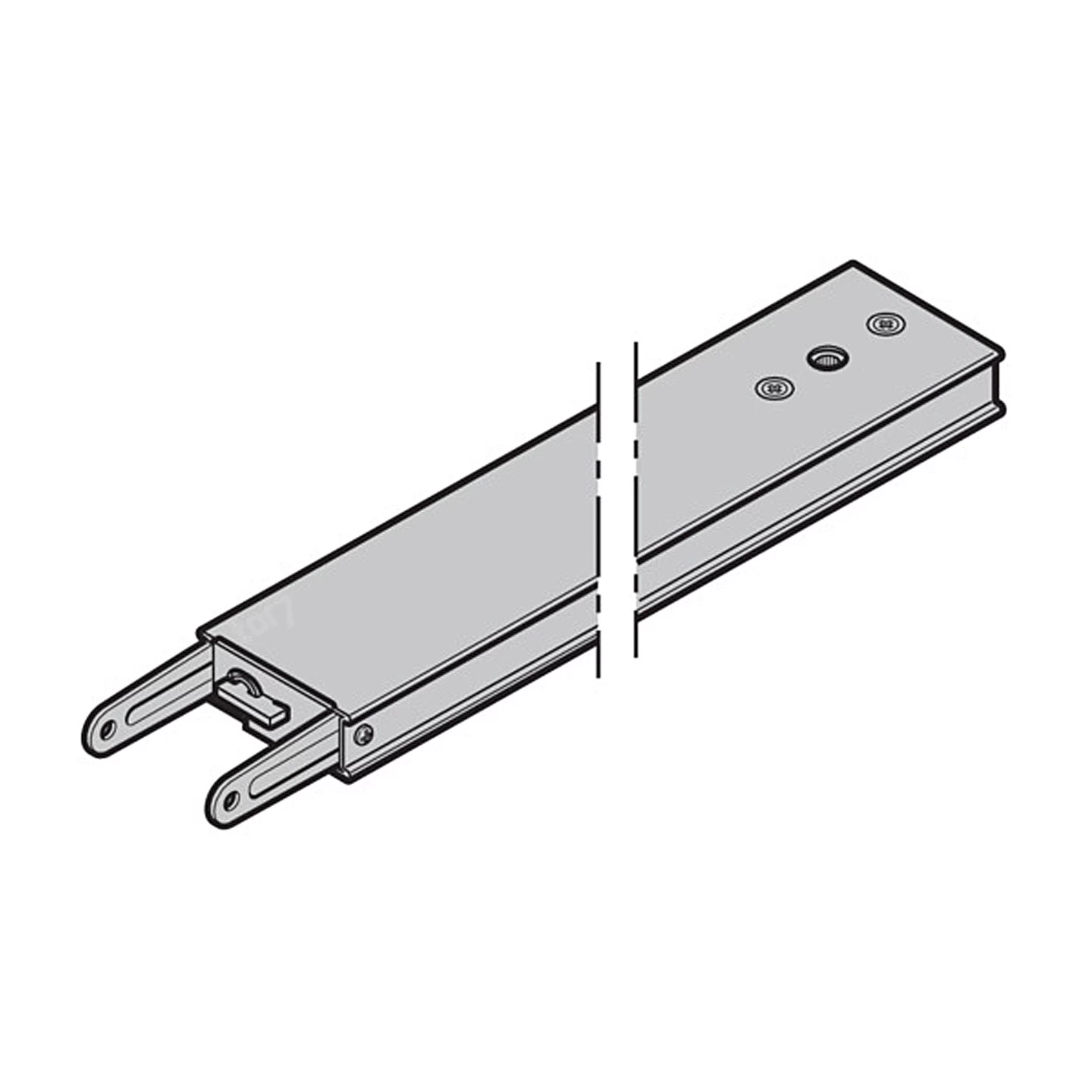 Hörmann Antriebschiene, Zweiteilige Führungsschiene FS 6 1 Hörmann Antriebschiene, Zweiteilige Führungsschiene FS 6