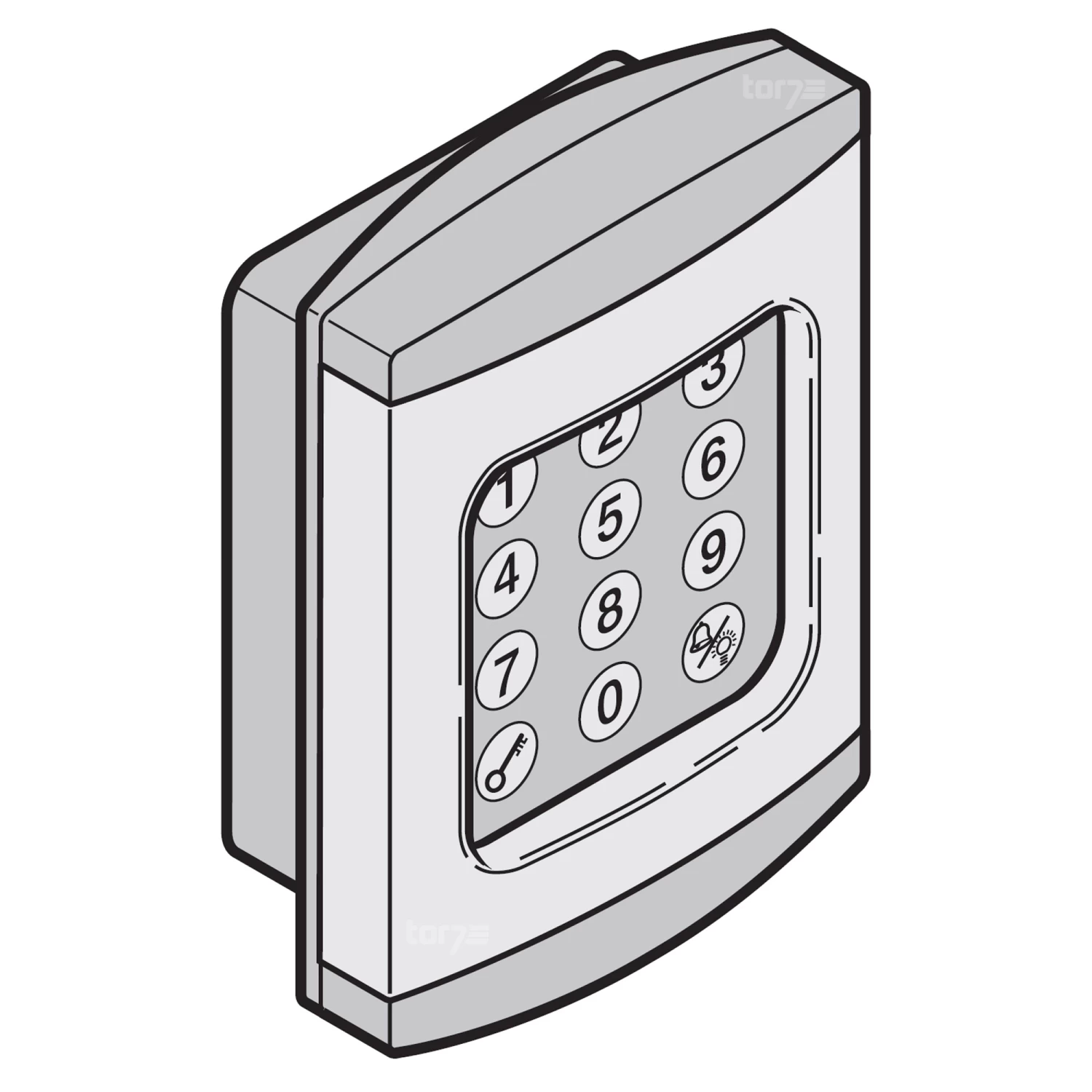 Hörmann Funk-Codetaster FCT 10, 40 MHz 2 Hörmann Funk-Codetaster FCT 10, 40 MHz – Bild 2