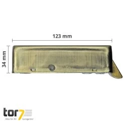 Hörmann Elektroschloss 24 V Als Pfeilerverriegelung Für Drehtore -Türen und Zubehör 436248 hoermann elektroschloss pfeilerverriegelung seitenansicht