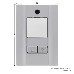 Hörmann Innentaster EcoStar PB 3 -Türen und Zubehör 436452 hoerman innentaster ecostar pb 3 breite hoehe