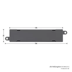Hörmann 3-Kanal-Empfänger HE 3, BiSecur -Türen und Zubehör 436721 hoermann 3 kanal empfaenger he 3 bisecur breite laenge