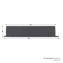 Hörmann 3-Kanal-Empfänger HE 3, BiSecur -Türen und Zubehör 436721 hoermann 3 kanal empfaenger he 3 bisecur hoehe laenge