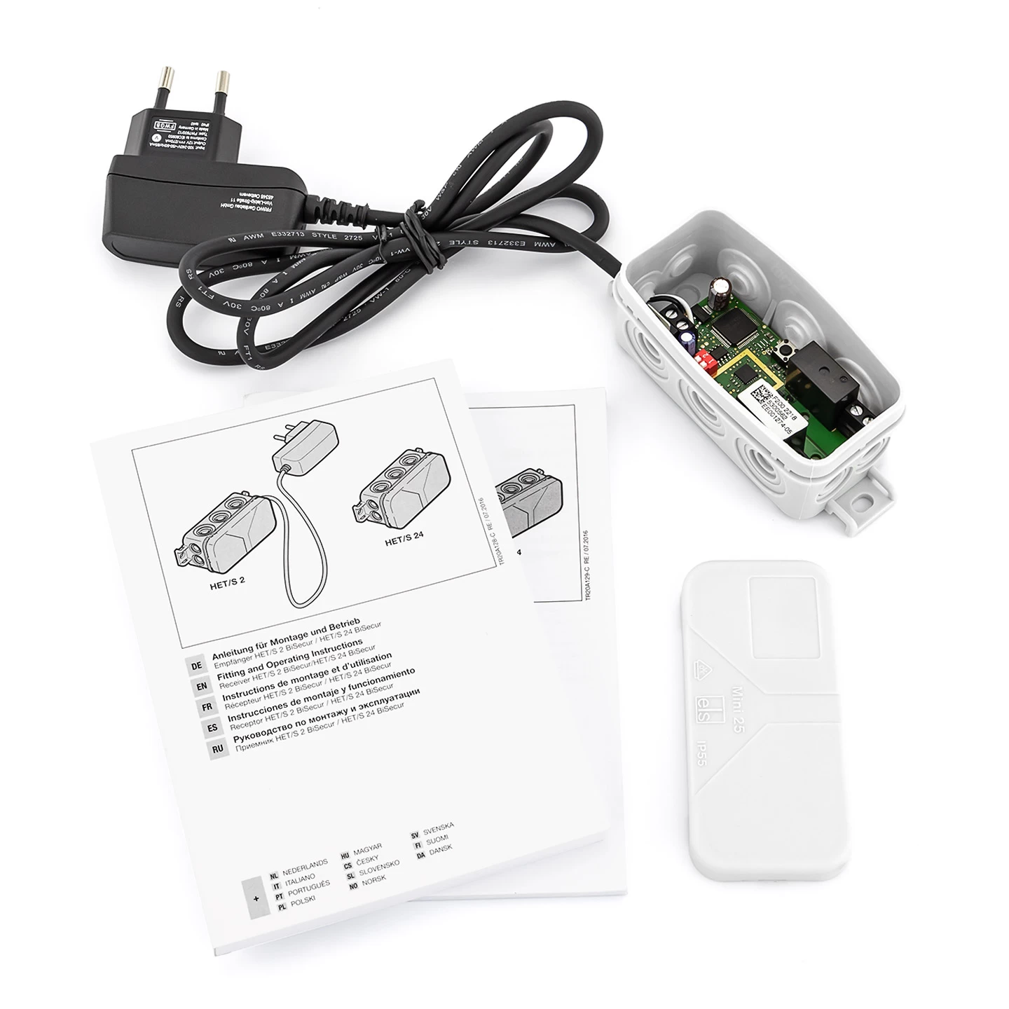 Hörmann 2-Kanal-Relais-Empfänger HET/S 2, BiSecur 6 Hörmann 2-Kanal-Relais-Empfänger HET/S 2, BiSecur – Bild 6