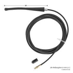 Hörmann Externe Antenne Für Empfänger HER 2, BiSecur 8 Hörmann Externe Antenne Für Empfänger HER 2, BiSecur -Türen und Zubehör 436969 hoermann externe antenne fuer empfaengerher 2 bisecur masse
