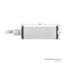 Hörmann 2-Kanal-Relais-Empfänger HER 2, 40 MHz -Türen und Zubehör 437070 hoermann 2 kanal relais empfaenger her 2 40 mhz bemassung empfaenger