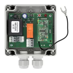 Hörmann 1-Kanal-Relais-Empfänger HER 1, 27,015 MHz -Türen und Zubehör 437262 hoermann 1 kanal relais empfaenger her 1 27 015 mhz platine draufsicht