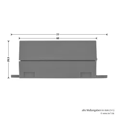 Hörmann 1-Kanal-Empfänger HE 1, 40 MHz 11 Hörmann 1-Kanal-Empfänger HE 1, 40 MHz -Türen und Zubehör 437380 hoermann 1 kanal empfaenger he 1 40 mhz masse hoehe laenge
