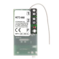 Hörmann 2-Kanal-Relais-Empfänger HET 2, 868 MHz 15 Hörmann 2-Kanal-Relais-Empfänger HET 2, 868 MHz -Türen und Zubehör 437485 hoermann 2 kanal relais empfaenger het 2 868 mhz platine rueckseite