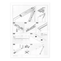 Hörmann Glastür Gleitschiene 554 Mm PortaMatic, Silber -Türen und Zubehör 437899 hoermann glastuer gleitschiene 554 mm portamatic doortronic silber montagenanleitung