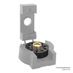 Hörmann Antriebsscheibe Für Führungsschiene FS 10 Und FS 2 -Türen und Zubehör 438108 hoermann antriebsscheibe fuer fuehrungsschiene fs 10 und fs 2 anwendungsbeispiel 1