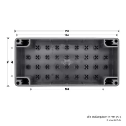 Hörmann Leer-Gehäuse-Unterteil IP 54 -Türen und Zubehör 438266 hoermann leer gehaeuse unterteil ip 54 breite laenge