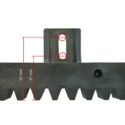 Hörmann Kunststoff-Zahnstange S6, Befestigung Oben -Türen und Zubehör 438631 hoermann kunststoff zahnstange s6 detailansicht