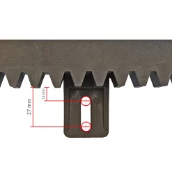 Hörmann Kunststoff-Zahnstange V6, Befestigung Unten 5 Hörmann Kunststoff-Zahnstange V6, Befestigung Unten -Türen und Zubehör 438632 hoermann kunststoff zahnstange v6 detailansicht