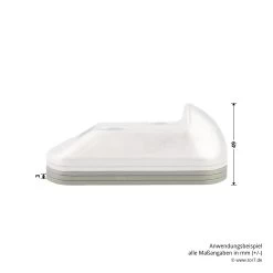 Hörmann Unterlegplatten-Set Für Auflaufbock -Türen und Zubehör 438774 hoermann unterlegplatten set fuer auflaufbock anwendung