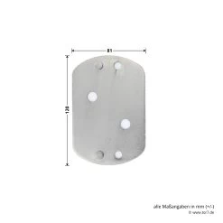 Hörmann Unterlegplatten-Set Für Auflaufbock -Türen und Zubehör 438774 hoermann unterlegplatten set fuer auflaufbock masse