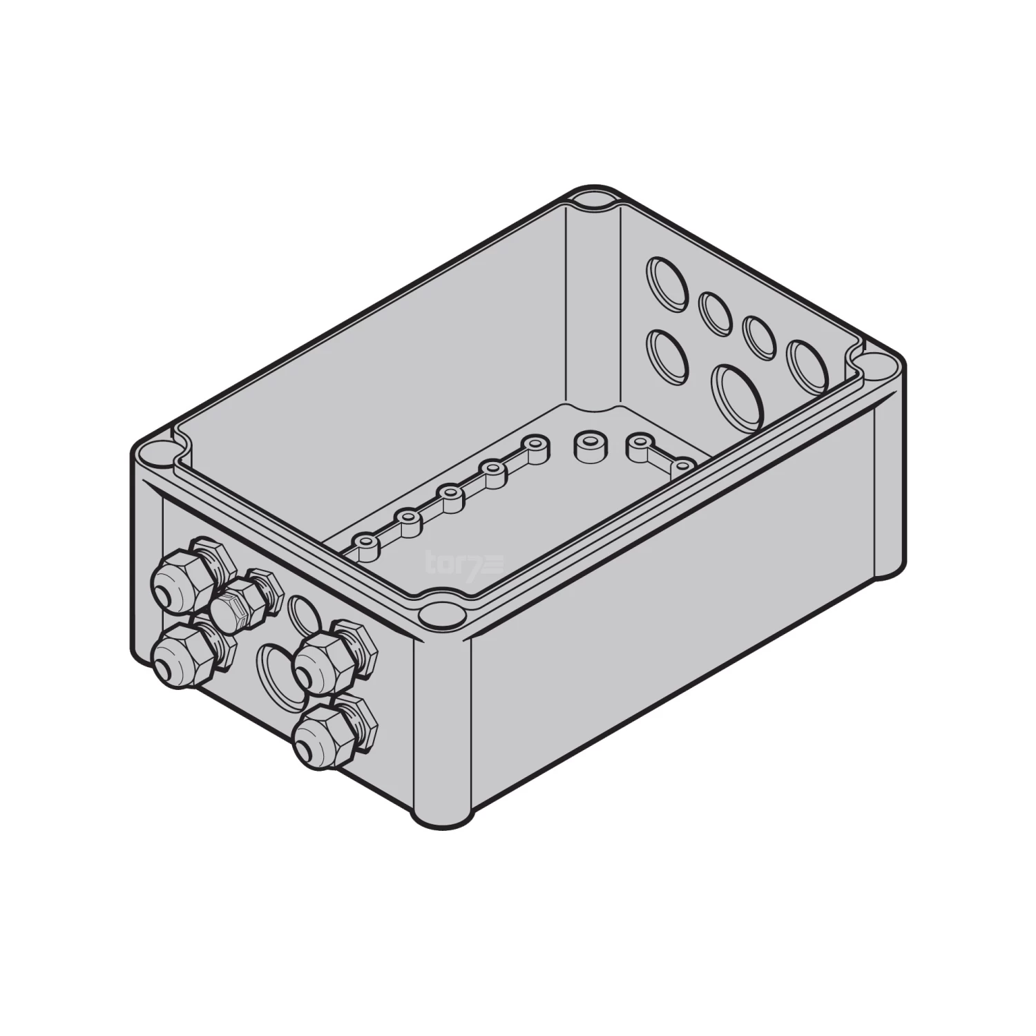 Hörmann Steuerungsgehäuse Für Drehtorantrieb DTA, Unterteil 2 Hörmann Steuerungsgehäuse Für Drehtorantrieb DTA, Unterteil – Bild 2