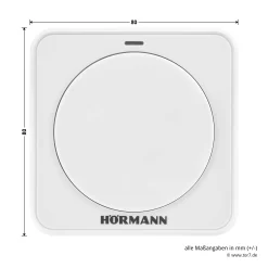 Hörmann Funk-Innentaster FIT 1, BiSecur 19 Hörmann Funk-Innentaster FIT 1, BiSecur -Türen und Zubehör 439740 hoermann funk innentaster fit 1 bisecur draufsicht