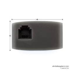 Hörmann Adapterplatine HAP 1 HCP -Türen und Zubehör 4510204 hoermann adapterplatine hap 1 hcp masse seitenansicht