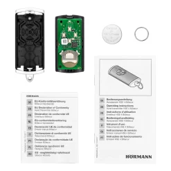 Hörmann Handsender HSE 4, BiSecur, Anthrazitgrau 8 Hörmann Handsender HSE 4, BiSecur, Anthrazitgrau -Türen und Zubehör 4511573 hoermann handsender hse 4 bisecur anthrazitgrau lieferumfang