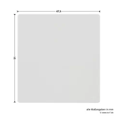 Hörmann Homematic IP-Gateway -Türen und Zubehör 4511629 hoermann homematic ip gateway masse draufsicht