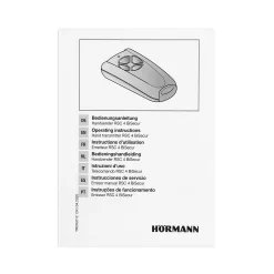 Hörmann Handsender EcoStar RSC 4, 433 MHz BiSecur -Türen und Zubehör 4511868 hoemann handsender ecostar rsc 4 433 mhz bisecur bedienungsanleitung