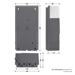 Hörmann Steuerung RollMatic, Ohne Funk 14 Hörmann Steuerung RollMatic, Ohne Funk -Türen und Zubehör 4512850 hoermann steuerung rollmatic ohne funk bemassung