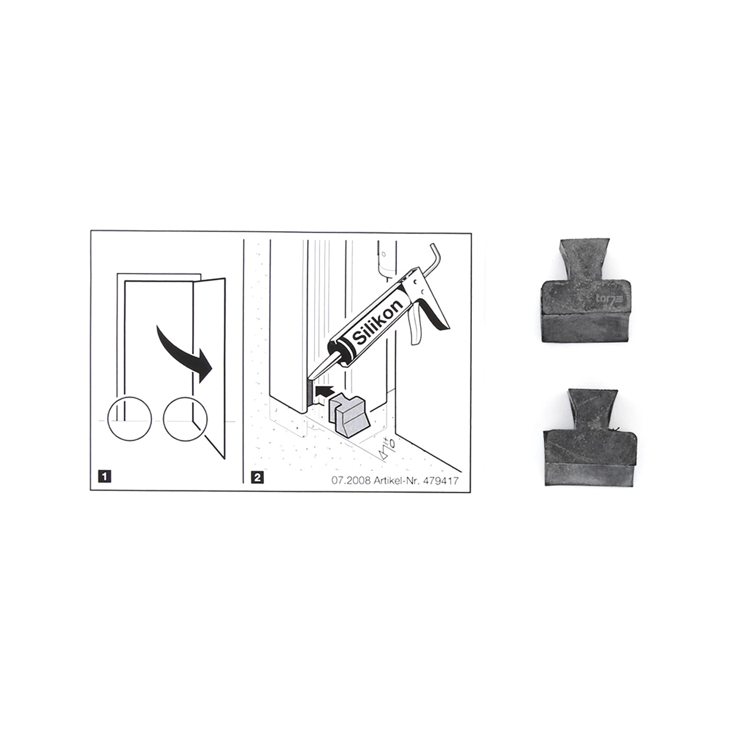 Hörmann Zargendichtung Für T-60-, T-90- Und T-120-Türen, P32, Länge 6,50 Meter Mit Dichtungskeil 5 Hörmann Zargendichtung Für T-60-, T-90- Und T-120-Türen, P32, Länge 6,50 Meter Mit Dichtungskeil – Bild 5