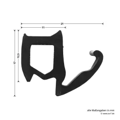 Hörmann Zargendichtung Für T-60-, T-90- Und T-120-Türen, P32, Länge 6,50 Meter Mit Dichtungskeil 11 Hörmann Zargendichtung Für T-60-, T-90- Und T-120-Türen, P32, Länge 6,50 Meter Mit Dichtungskeil -Türen und Zubehör 452938 hoermann zargendichtung p32 fuer t30 t90 t120 tueren laenge 6 50 meter breite laenge