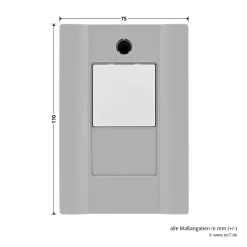 Hörmann Innentaster EcoStar PB 1 -Türen und Zubehör 4545063 hoermann innentaster ecostar pb 1 breite hoehe