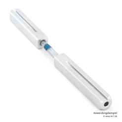 Hörmann FS Panik-Drückergarnitur D110 Rosette PZ, Alu -Türen und Zubehör 454735 hoermann fs panikgarnitur d110 pz rosette alu f1 gleitlager stift anwendungsbeispiel