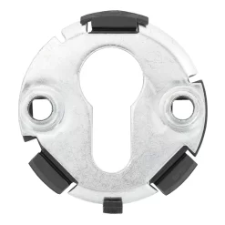 Hörmann FS Wechselgarnitur D110 Rosette PZ, Edelstahl -Türen und Zubehör 454742 hoermann fs wechselgarnitur d110 pz rosette edelstahl gleitlager grundplatte rueckseite