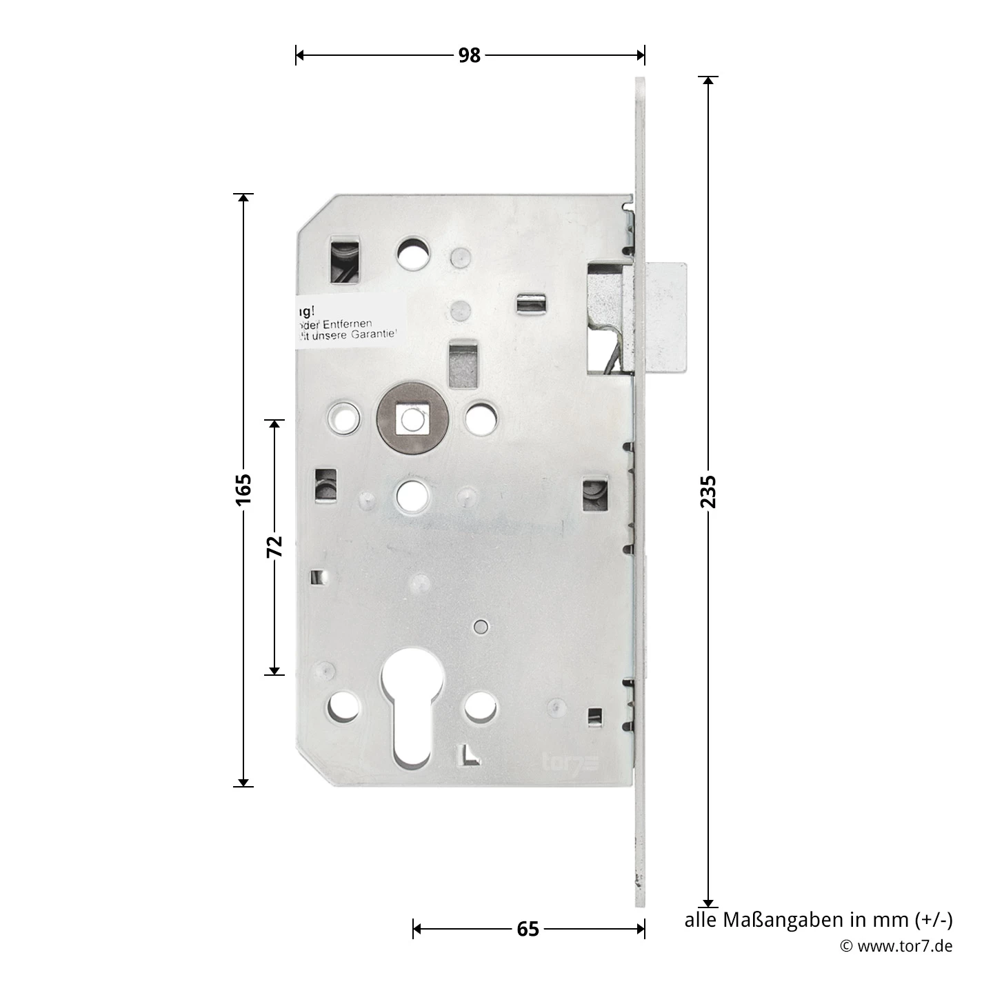 Hörmann Panikschloss ECO 112, Funktion D, Auswärts 4 Hörmann Panikschloss ECO 112, Funktion D, Auswärts – Bild 4