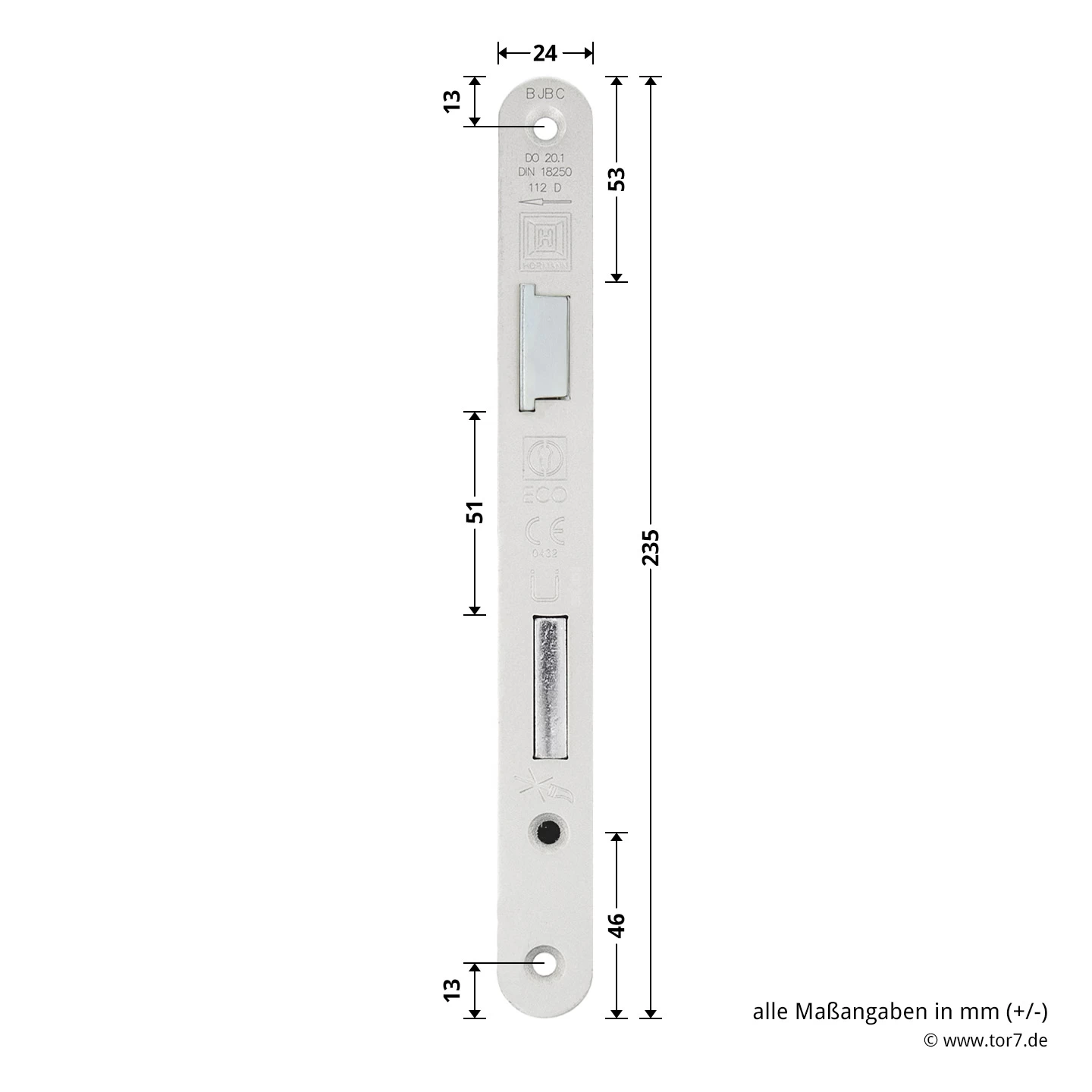 Hörmann Panikschloss ECO 112, Funktion D, Auswärts 5 Hörmann Panikschloss ECO 112, Funktion D, Auswärts – Bild 5