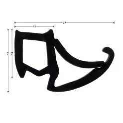 Hörmann Zargendichtung Mit Dichtungskeilen P111, 5500 Mm -Türen und Zubehör 479304 hoermann zargendichtung mit dichtungskeilen p111 5500 mm masse
