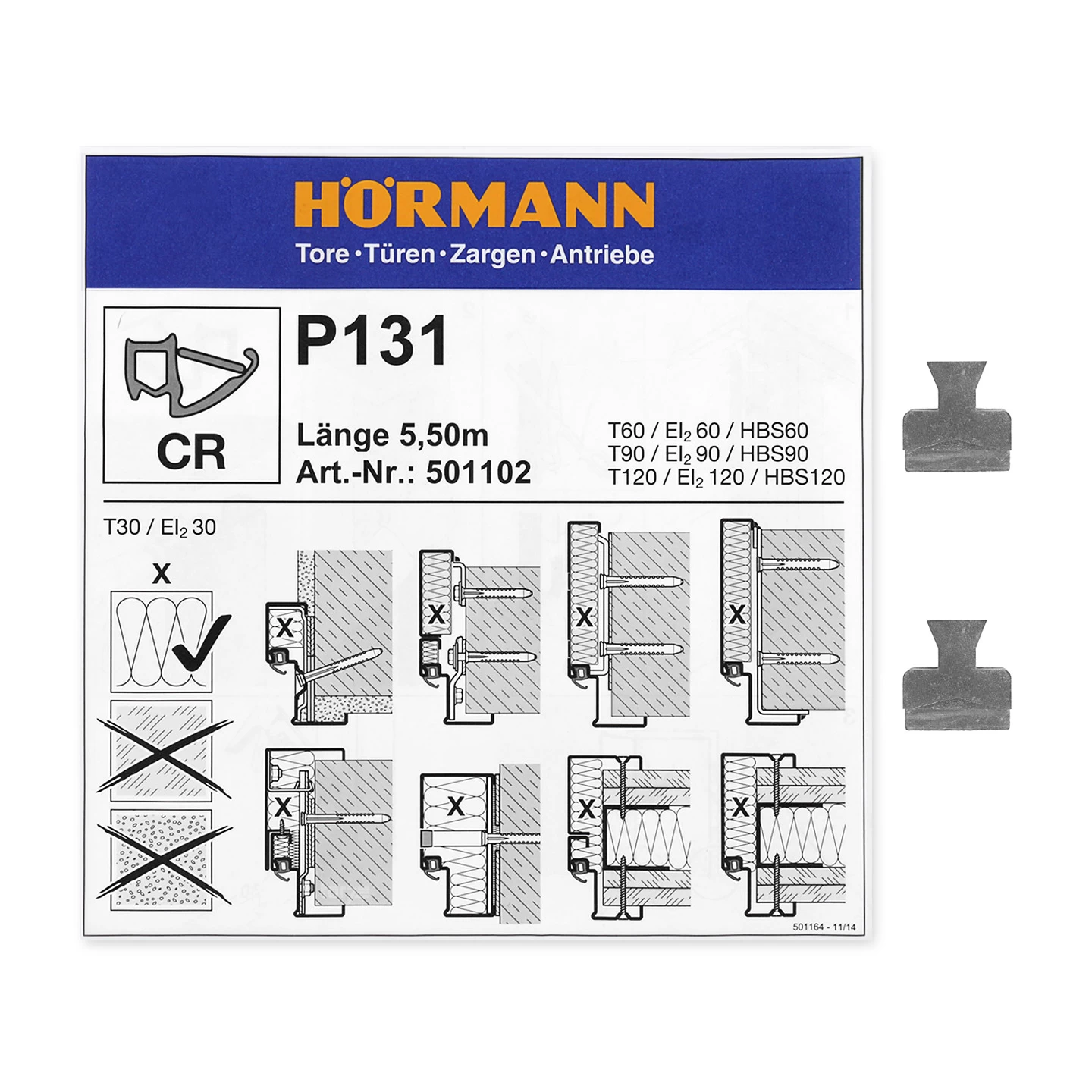 Hörmann Zargendichtung P131, 5500 Mm 5 Hörmann Zargendichtung P131, 5500 Mm – Bild 5